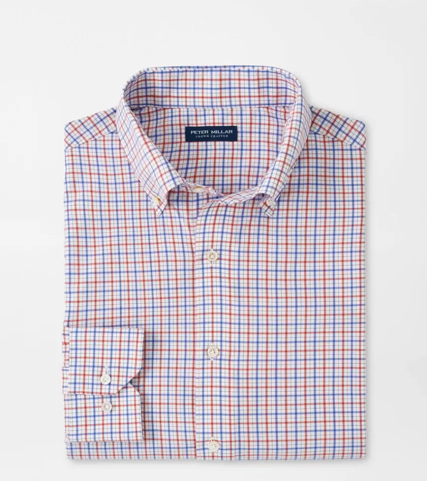 Peter Millar Sport Shirts^Moors Performance Poplin Sport Shirt ELIXIR