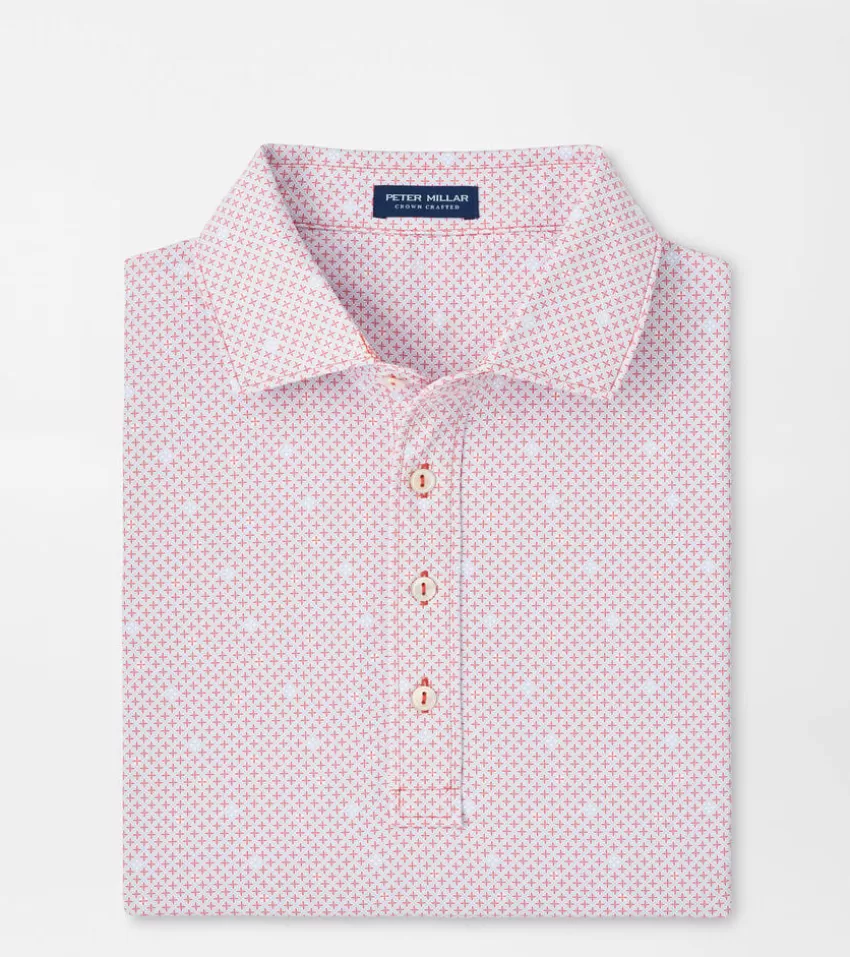 Peter Millar Polos | Polos^Mosaic Performance Jersey Polo Lacinato