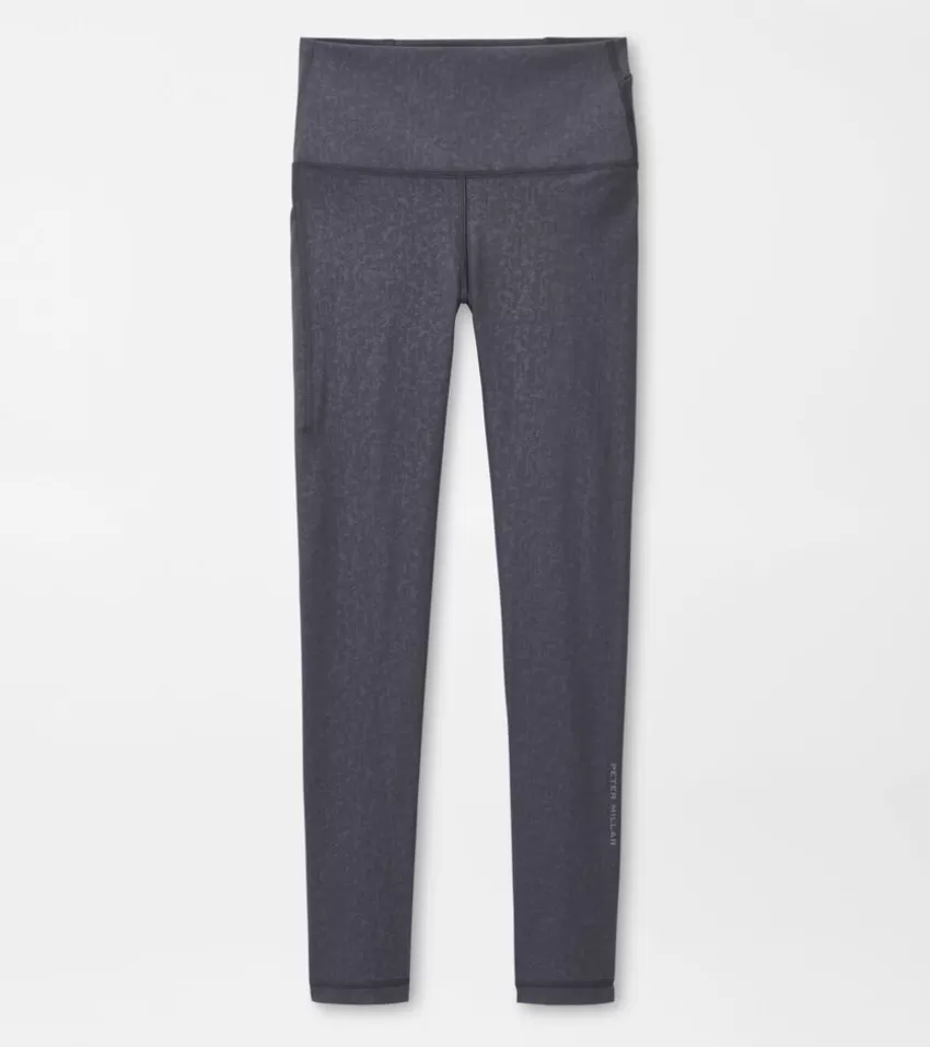 Peter Millar Pants | Women's Golf Bottoms^Nova Performance Embossed 7/8 Legging GRAPHITE