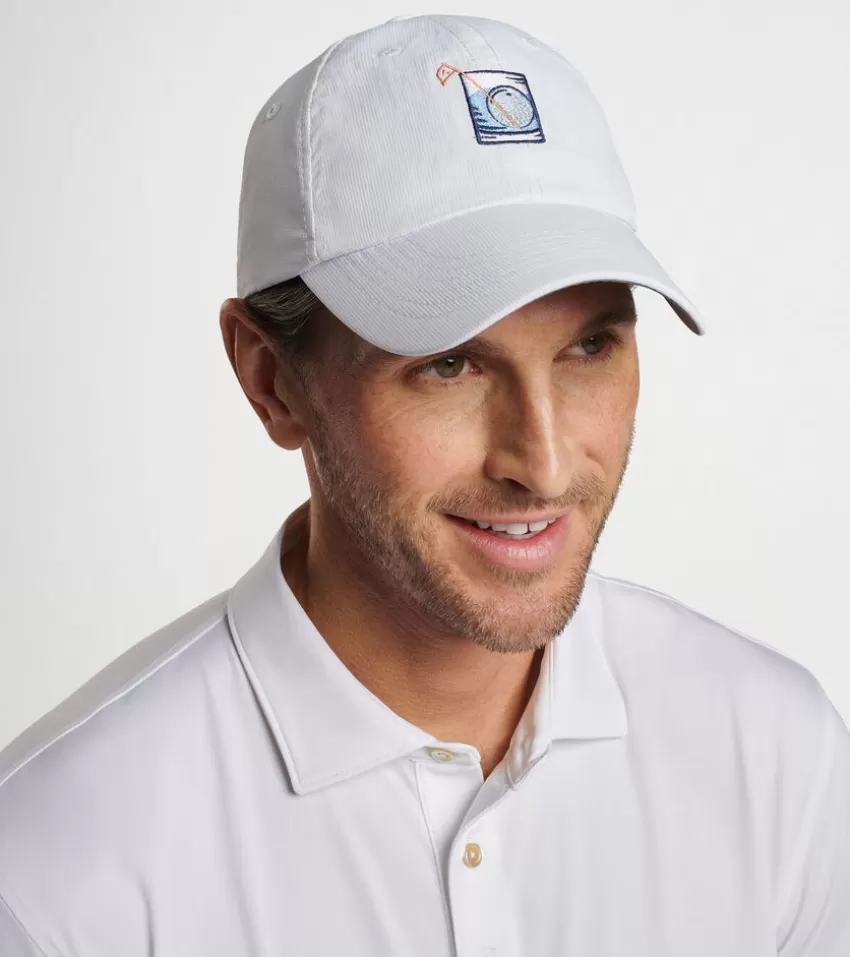 Peter Millar Hats, Gloves & Scarves | Shoes & Accessories^Golf On The Rocks Performance Hat White