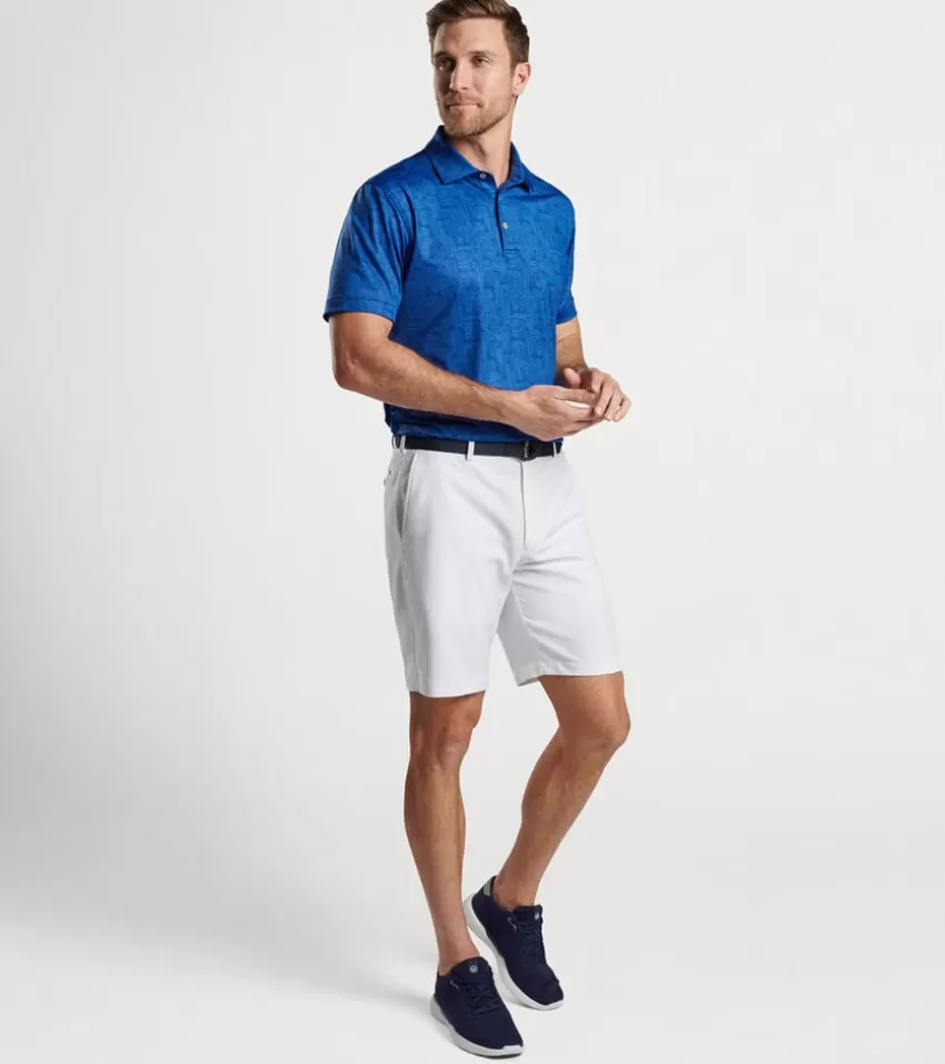 Peter Millar Polos | Polos^PM Maze Performance Jersey Polo SportNavy