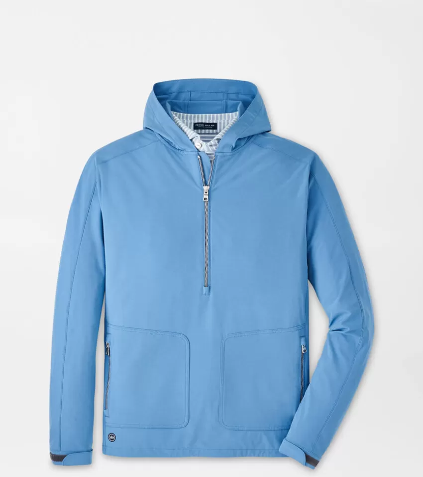 Peter Millar Jackets & Coats | Jackets^Quest Half Zip Hoodie BROOKBLUE