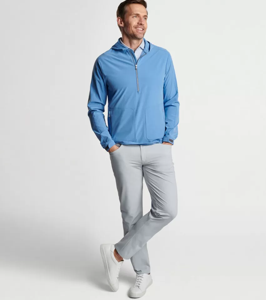 Peter Millar Jackets & Coats | Jackets^Quest Half Zip Hoodie BROOKBLUE