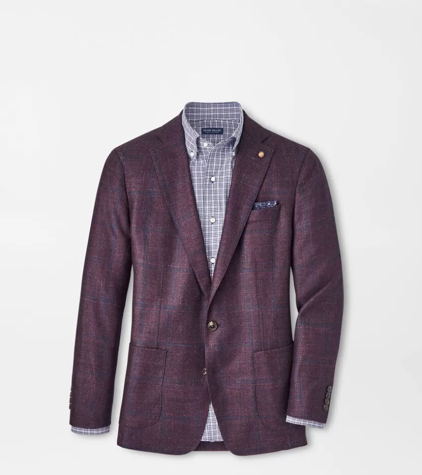 Peter Millar Sport Coats^Seville Plaid Soft Jacket Vermouth