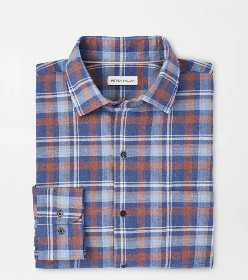 Peter Millar Sport Shirts^Sherbrooke Cotton Sport Shirt BritishGrey