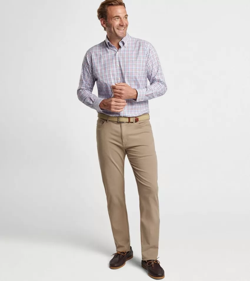 Peter Millar Pants^Signature Sateen Five-Pocket Pant GaleGrey