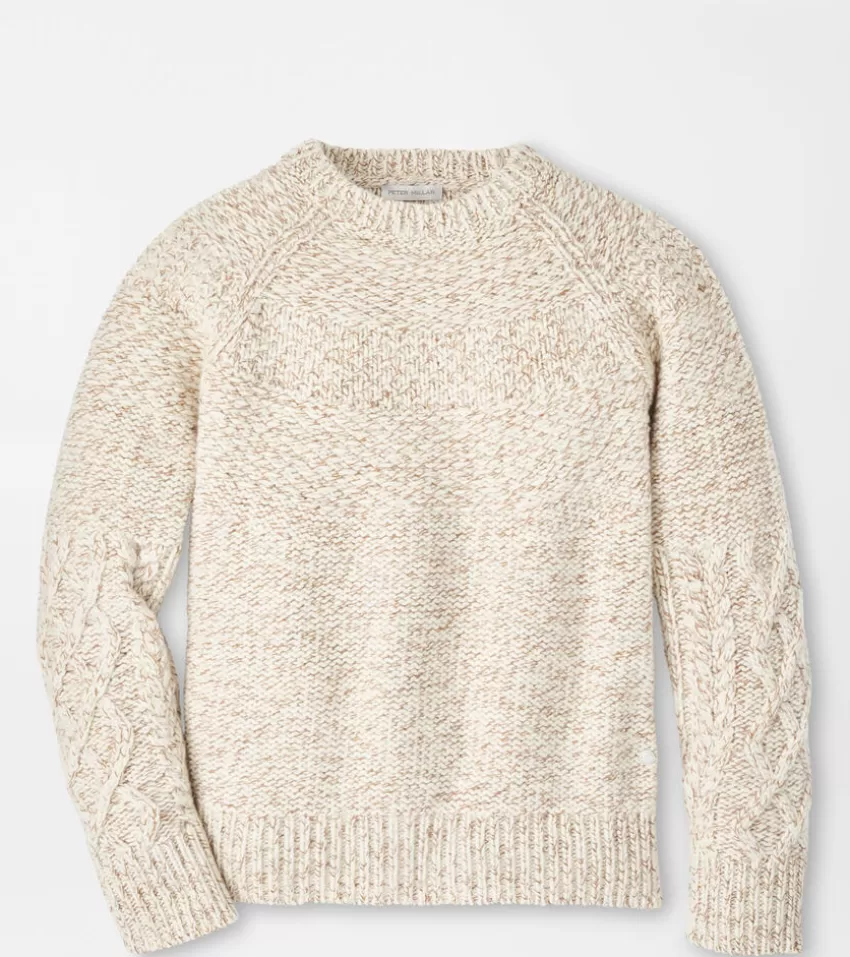 Peter Millar Sweaters^Skye Reverse Jacquard Sweater Ivory