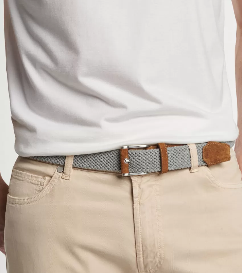 Peter Millar Belts^Skyline Woven Belt Navy