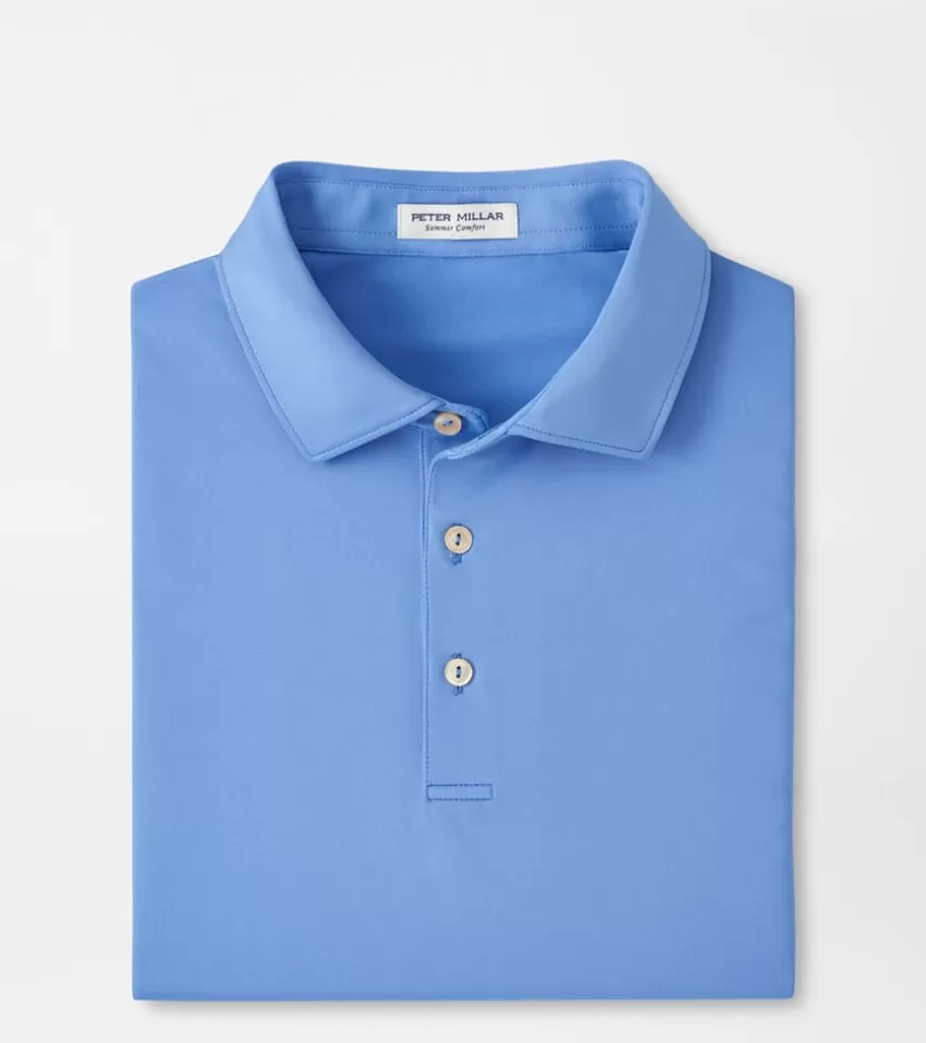 Peter Millar Polos | Polos^Solid Performance Jersey Polo BONDIBLUE