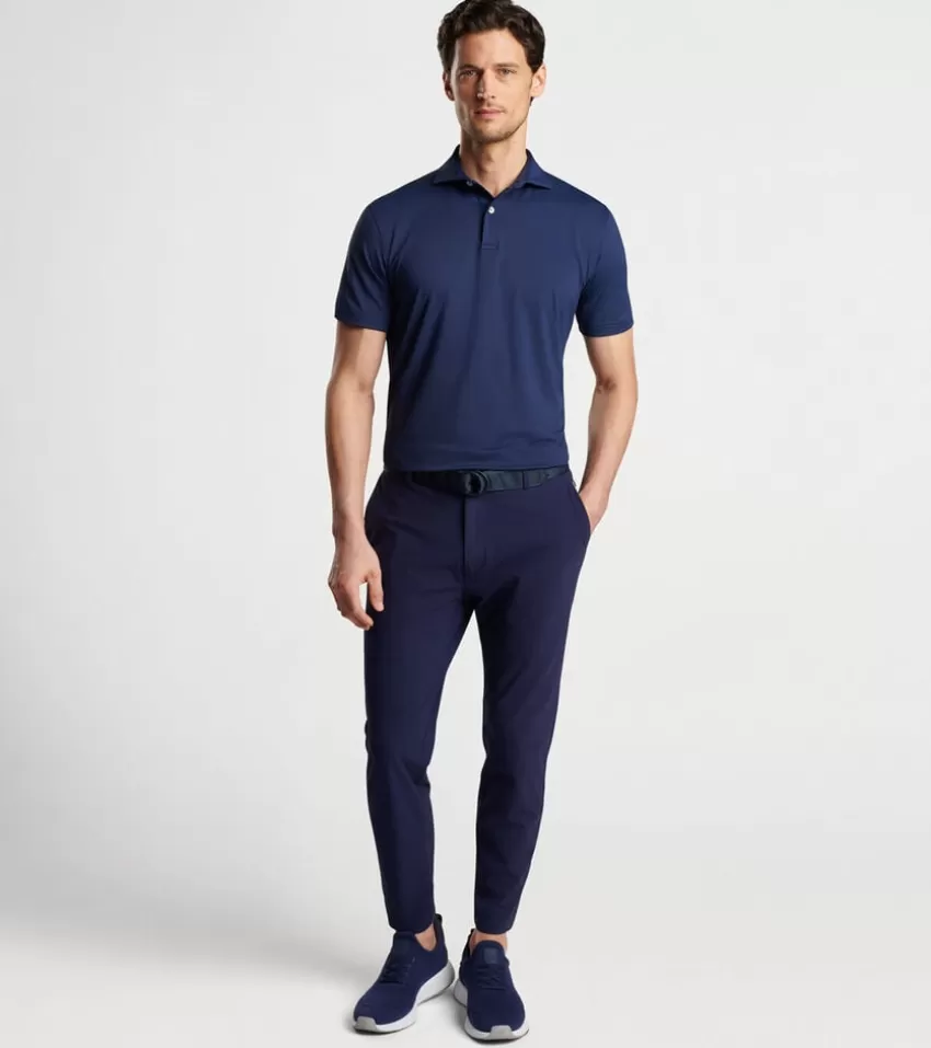 Peter Millar Polos | Polos^Solid Performance Jersey Polo Navy