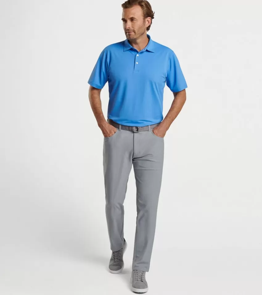 Peter Millar Polos | Polos^Solid Performance Mesh Polo White