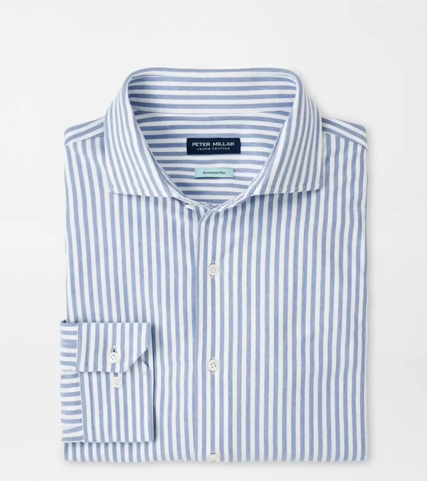 Peter Millar Sport Shirts^Soren Excursionist Flex Sport Shirt BROOKBLUE