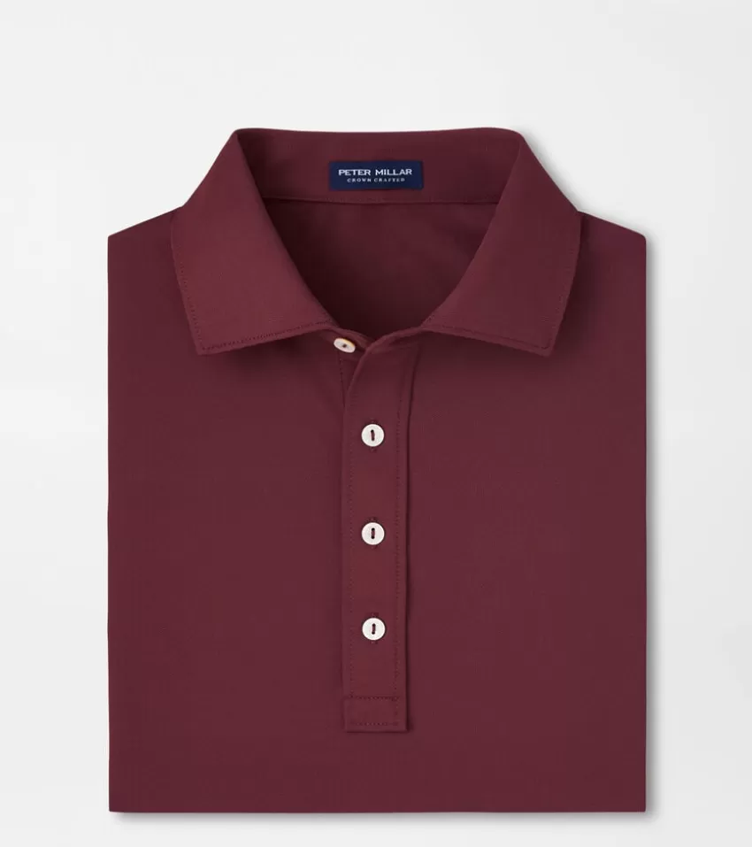 Peter Millar Polos | Polos^Soul Performance Mesh Polo BlueFrost