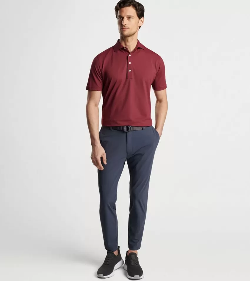 Peter Millar Polos | Polos^Soul Performance Mesh Polo BlueFrost