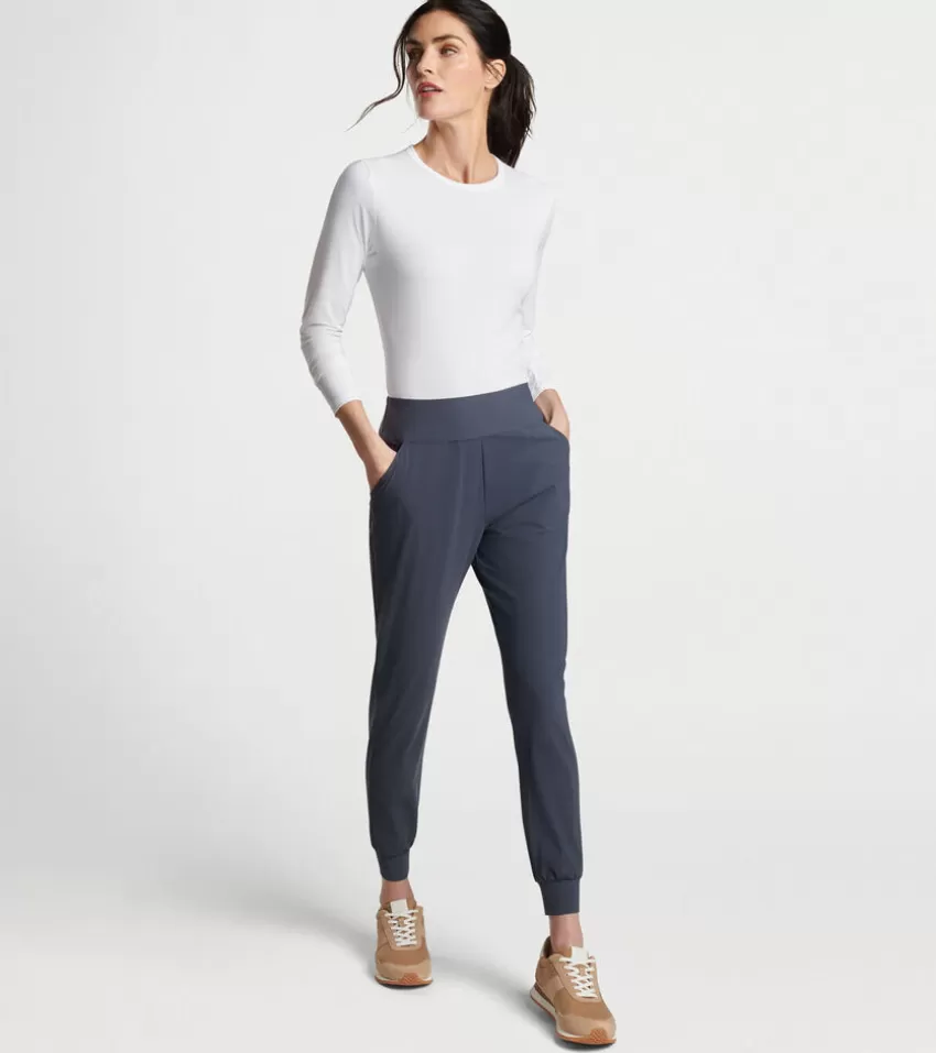 Peter Millar Pants | Women's Golf Bottoms^Stellar Performance Jogger GRAPHITE