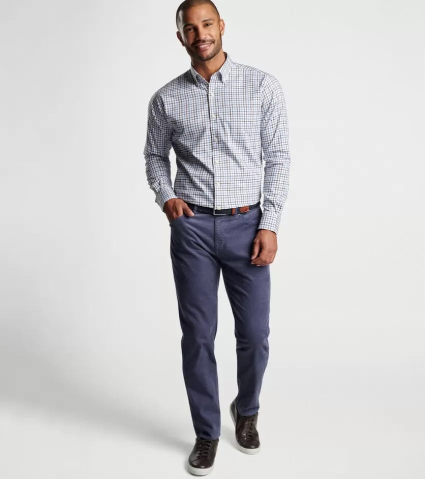 Peter Millar Pants^Superior Soft Corduroy Five-Pocket Pant AstralBlue