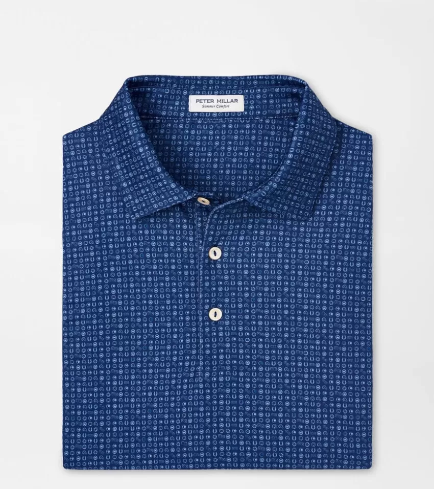 Peter Millar Polos | Polos^Take A Chance Performance Jersey Polo SportNavy