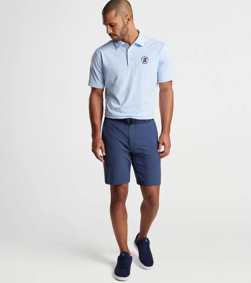 Peter Millar Polos^125th U.S. Open Hales Performance Jersey Polo CottageBlue