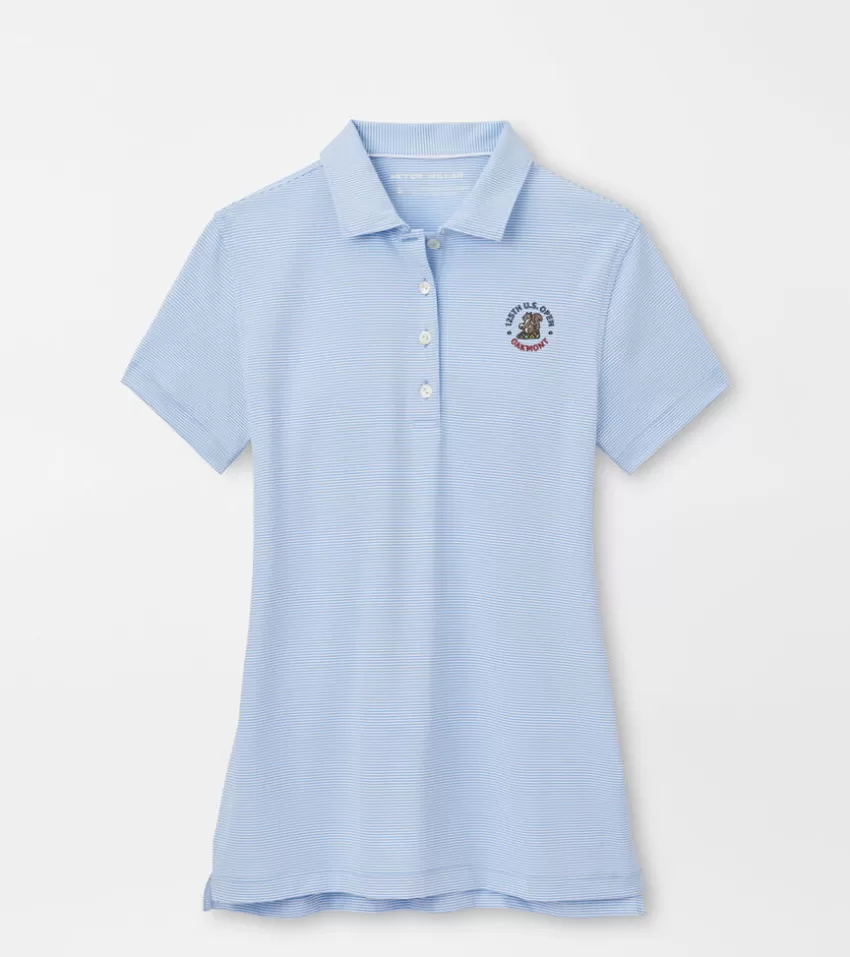 Peter Millar Polos & Shirts^125th U.S. Open Jubilee Short Sleeve Button Polo CottageBlue