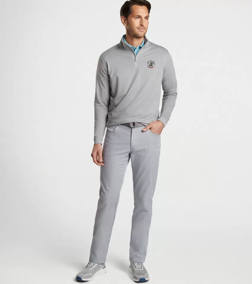 Peter Millar Pullovers^125th U.S. Open Perth Melange Performance Quarter Zip Navy