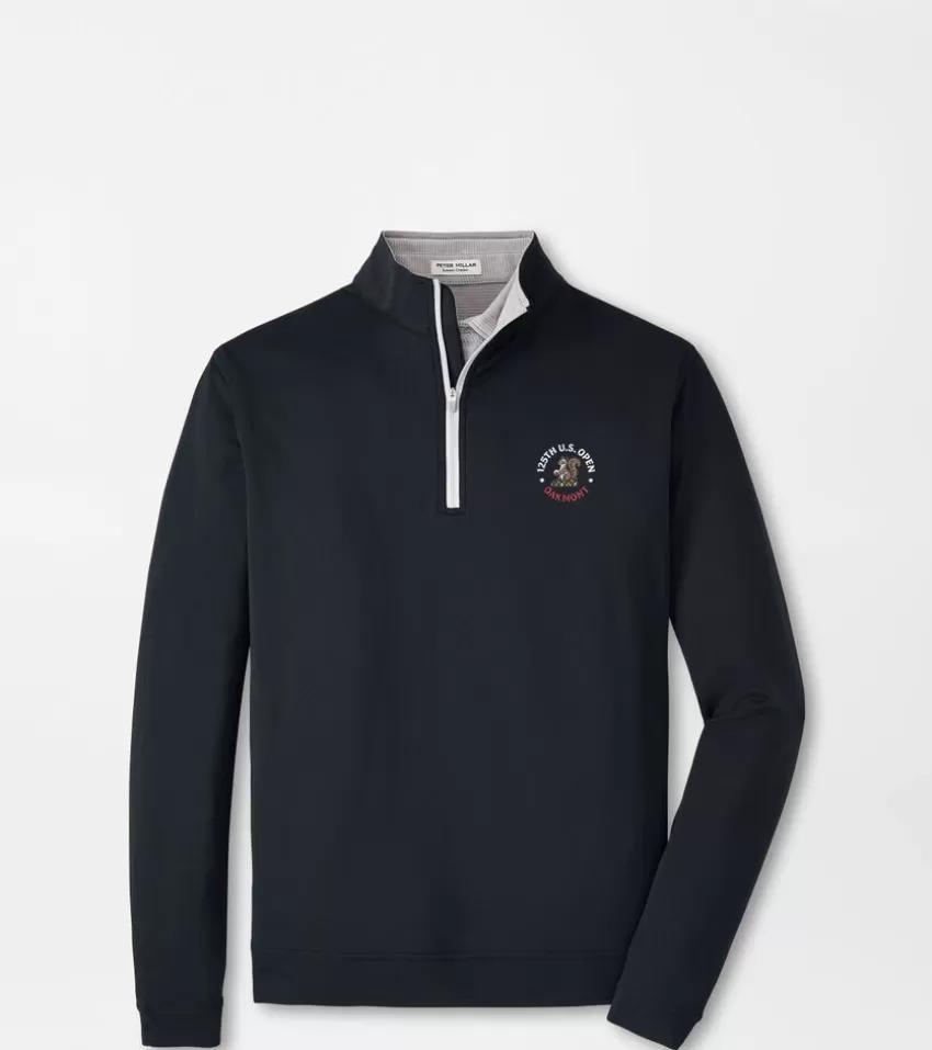 Peter Millar Pullovers^125th U.S. Open Perth Performance Quarter Zip White