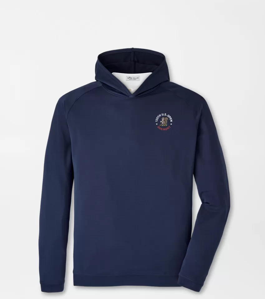 Peter Millar Pullovers^125th U.S. Open Pine Performance Hoodie Navy