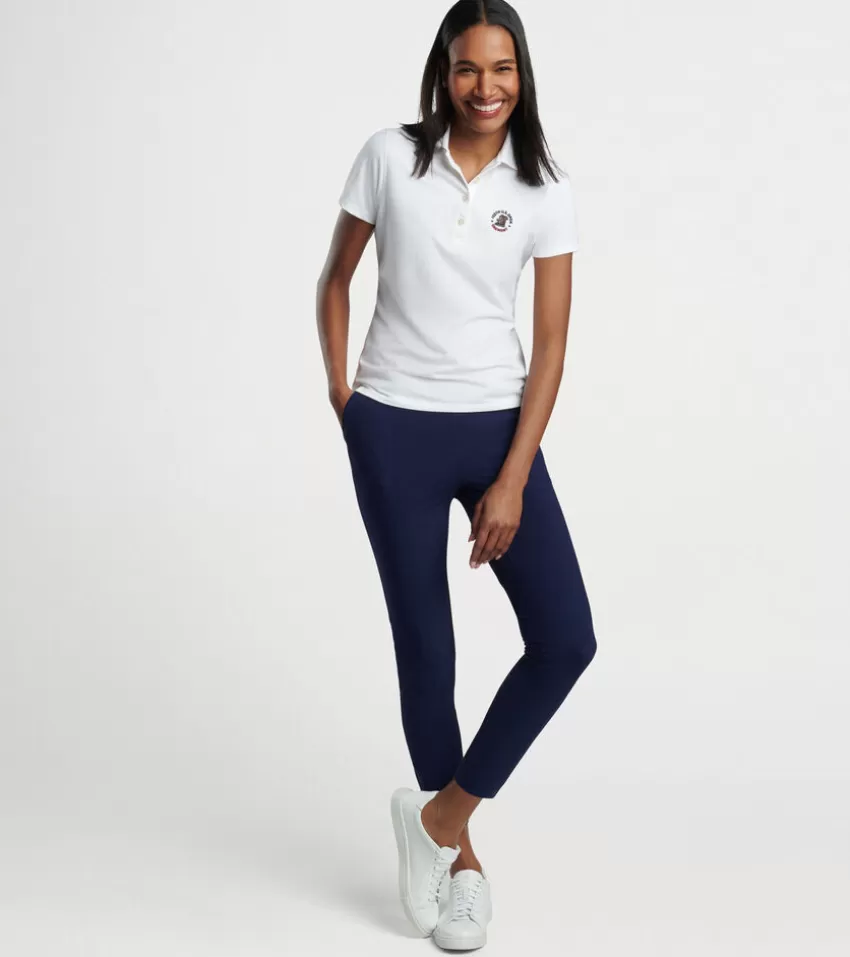 Peter Millar Polos & Shirts^125th U.S. Open Women's Albatross Short Sleeve Polo White