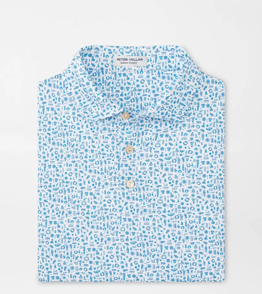 Peter Millar Polos | Polos^Toga Party Performance Jersey Polo White