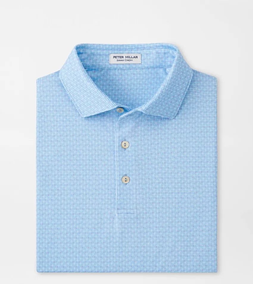 Peter Millar Polos | Polos^Vega Performance Jersey Polo CottageBlue