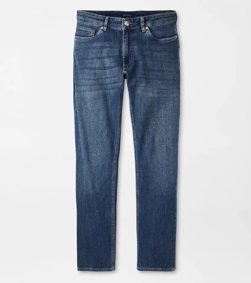 Peter Millar Denim^Vintage Washed Five-Pocket Denim StoneWashedBlue