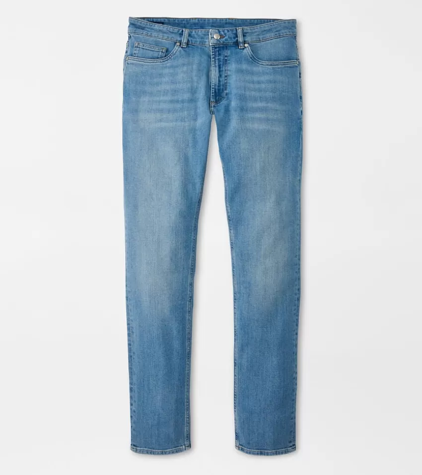 Peter Millar Denim^Vintage Washed Five-Pocket Denim StoneWashedBlue