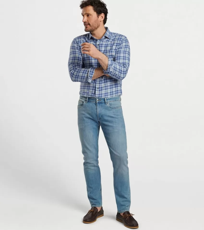 Peter Millar Denim^Vintage Washed Five-Pocket Denim StoneWashedBlue