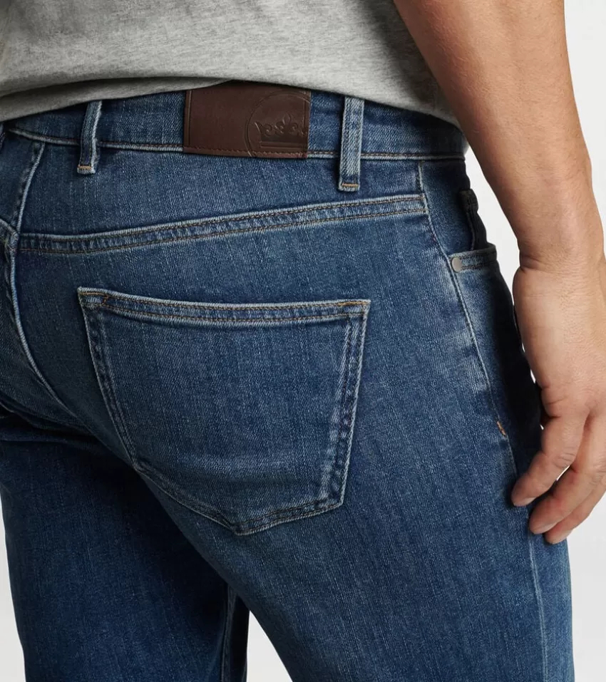 Peter Millar Denim^Vintage Washed Five-Pocket Denim StoneWashedBlue