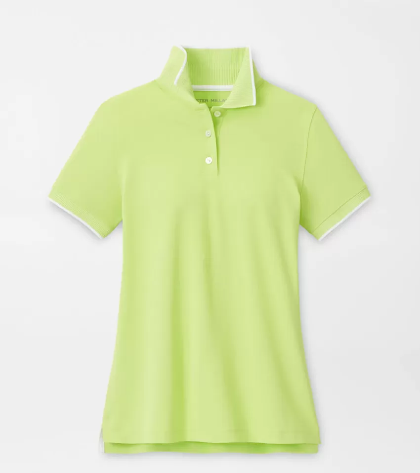 Peter Millar Polos & Shirts | Polos & Shirts^Whitworth Sport Mesh Polo BLUESPRUCE/WHITE