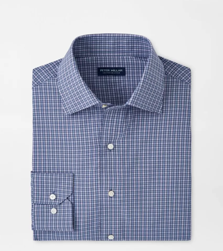 Peter Millar Sport Shirts^Wicklow Performance Poplin Sport Shirt BROOKBLUE