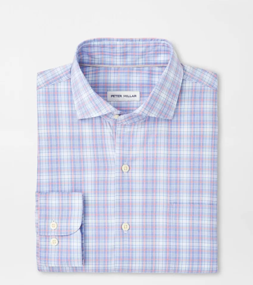 Peter Millar Sport Shirts^Windermere Crown Lite Cotton-Stretch Sport Shirt BLUEPOPPY