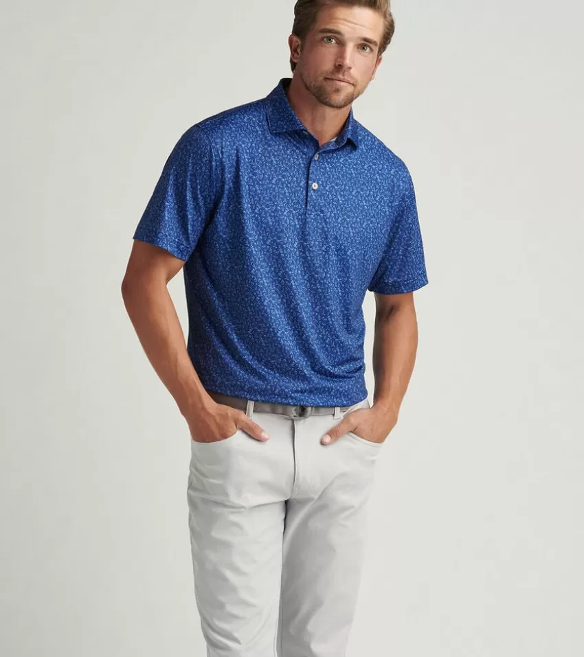 Peter Millar Polos | Polos^Wine Country Performance Jersey Polo SportNavy