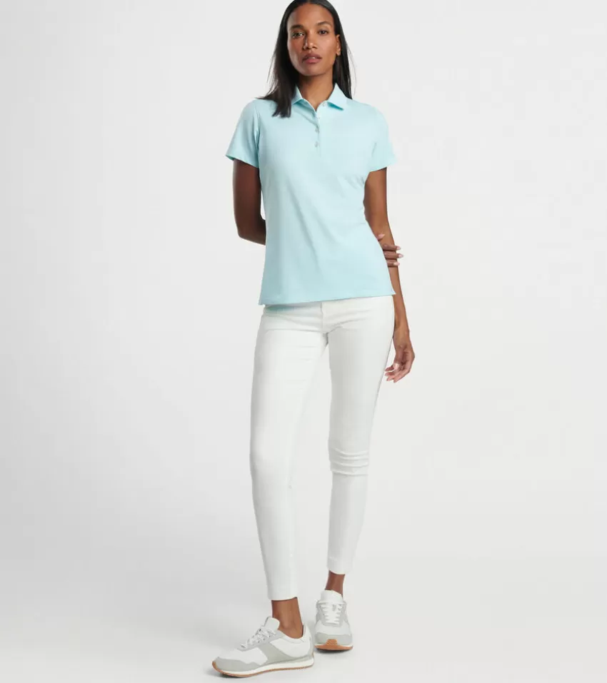 Peter Millar Polos & Shirts | Polos & Shirts^Women's Albatross Polo BLUESPRUCE