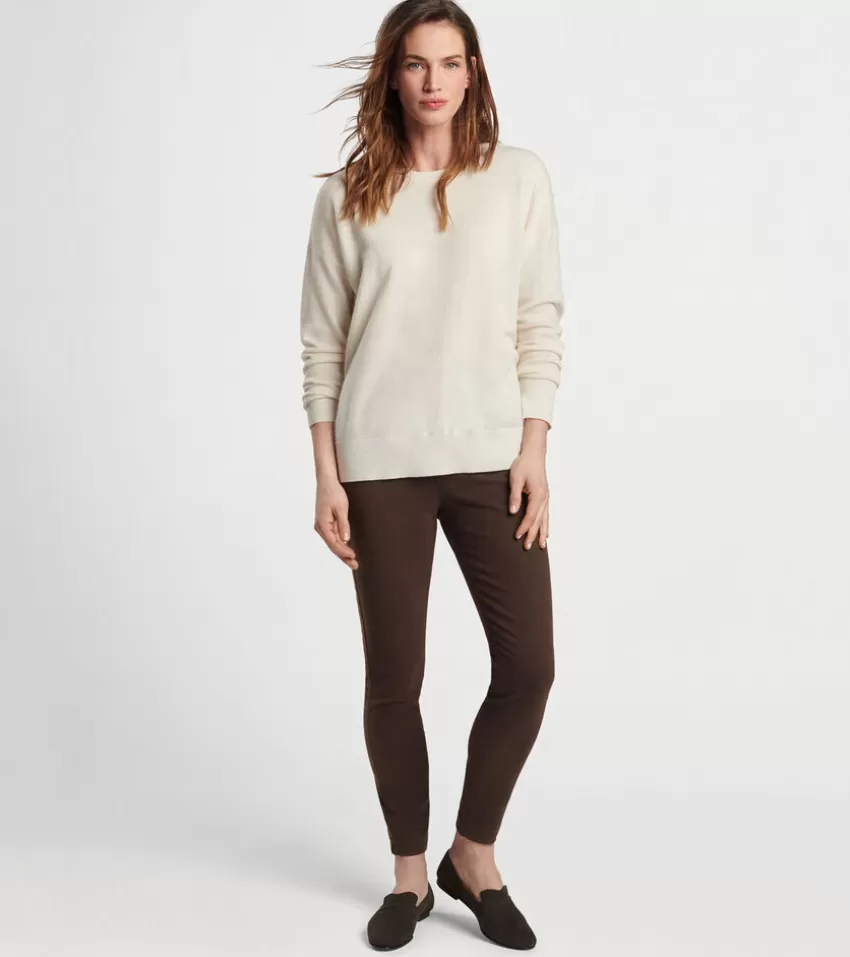 Peter Millar Sweaters^Women's Artisan Crafted Cashmere Crewneck Sweater Ivory