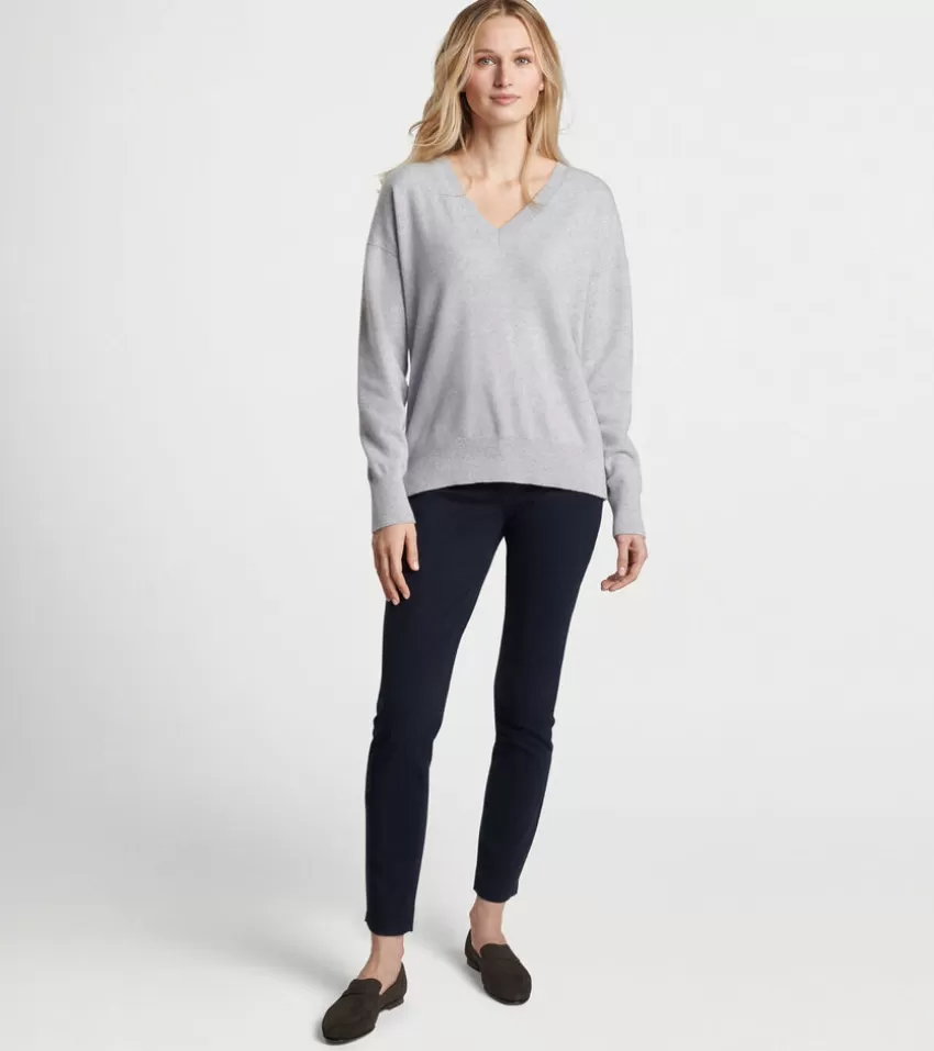 Peter Millar Sweaters^Women's Artisan Crafted Cashmere V-Neck Sweater Black