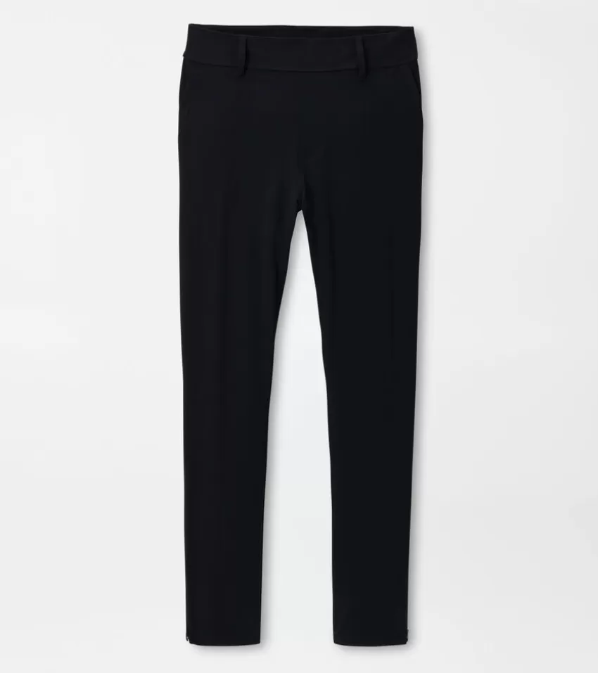 Peter Millar Pants | Women's Golf Bottoms^Women's Bingham High Stretch Ankle Pant Black