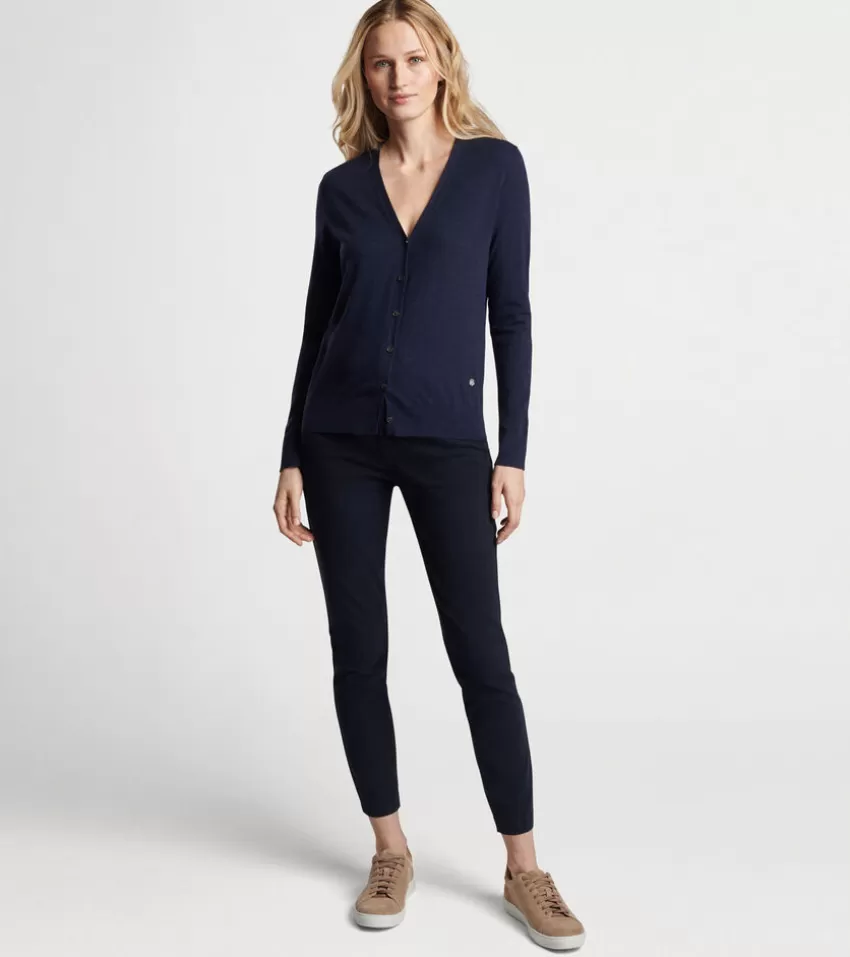 Peter Millar Sweaters^Women's Excursionist Flex Cardigan Navy