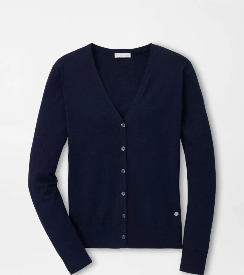 Peter Millar Sweaters^Women's Excursionist Flex Cardigan Navy