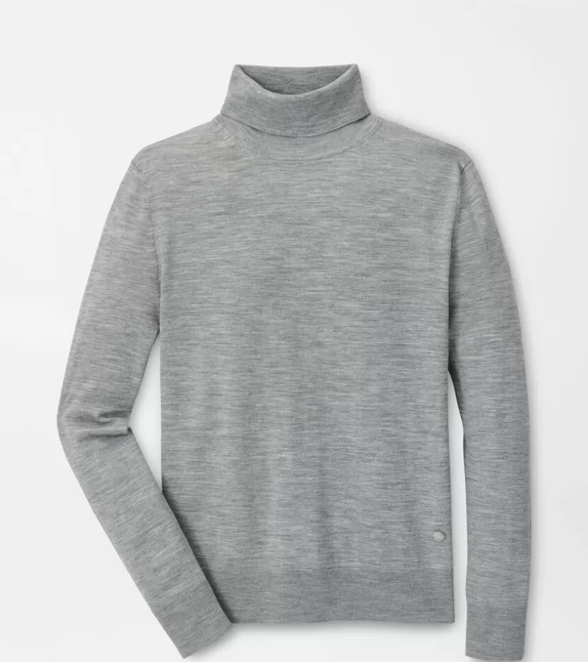 Peter Millar Sweaters^Women's Excursionist Flex Turtleneck GaleGrey