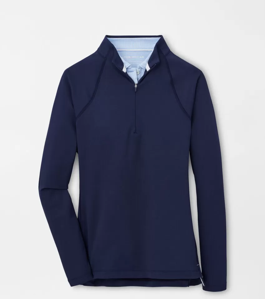 Peter Millar Pullovers & Layers | Pullovers & Layers^Women's Raglan-Sleeve Perth Layer White