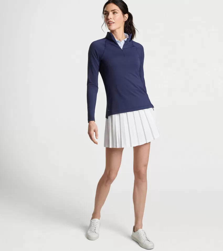 Peter Millar Pullovers & Layers | Pullovers & Layers^Women's Raglan-Sleeve Perth Layer White